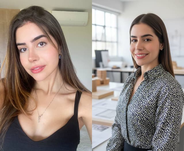 Before and after portrait 4